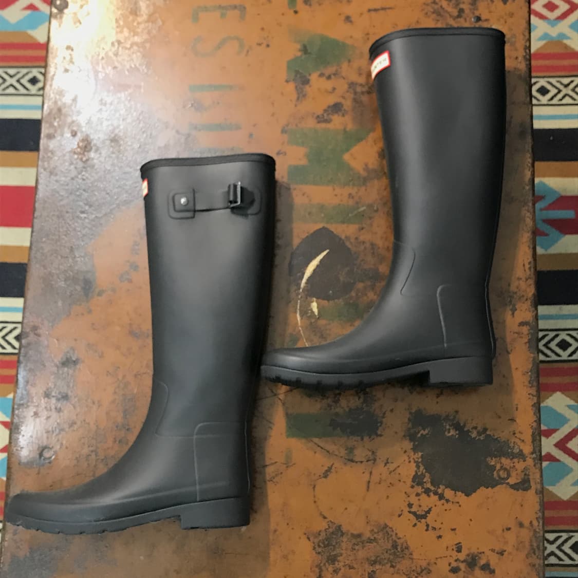 HUNTER 헌터 무광 블랙 레인부츠 240 사이즈 상품이미지4