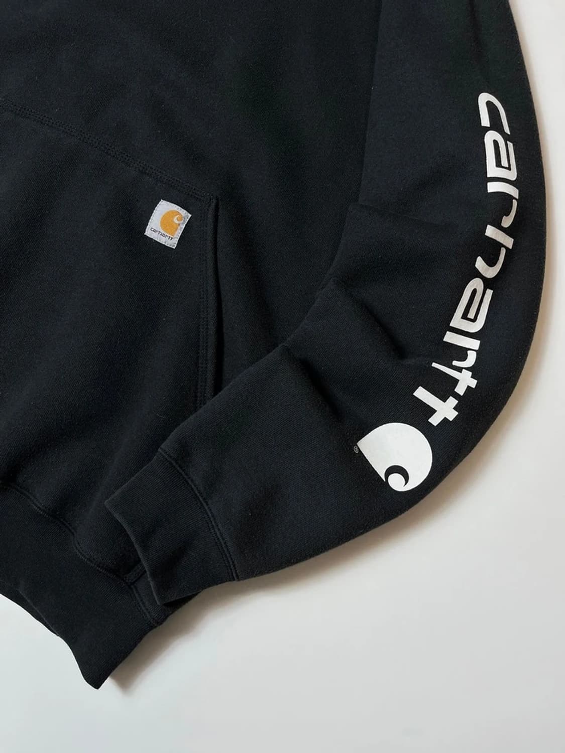 칼하트 오버핏 스펠아웃 로고 후드티 PN8758 상품이미지3