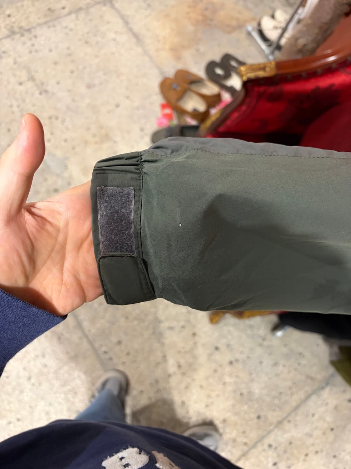 노스페이스 고어텍스 올리브 바람막이 상품이미지6