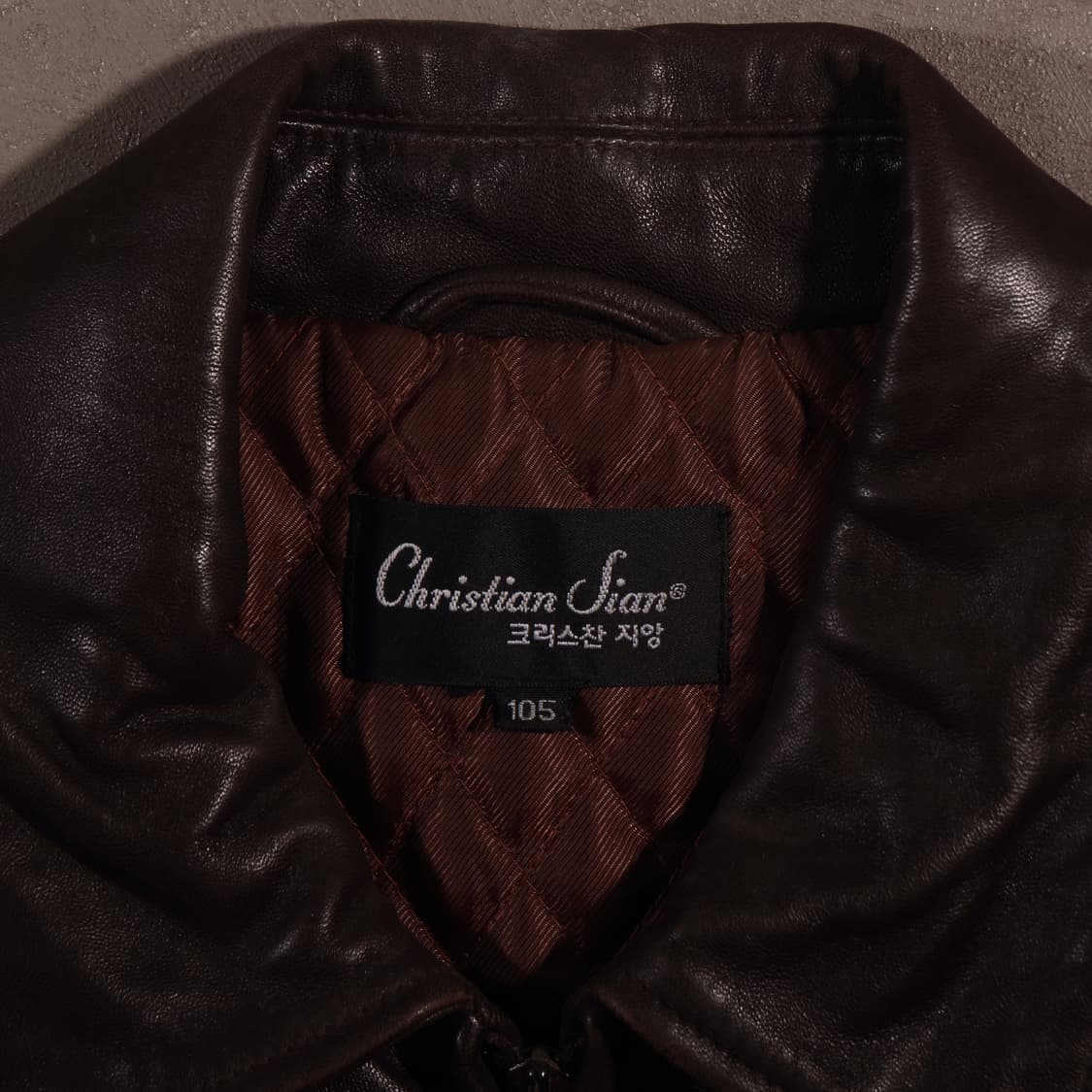 90s 빈티지 레더 트러커 집업자켓 상품이미지3