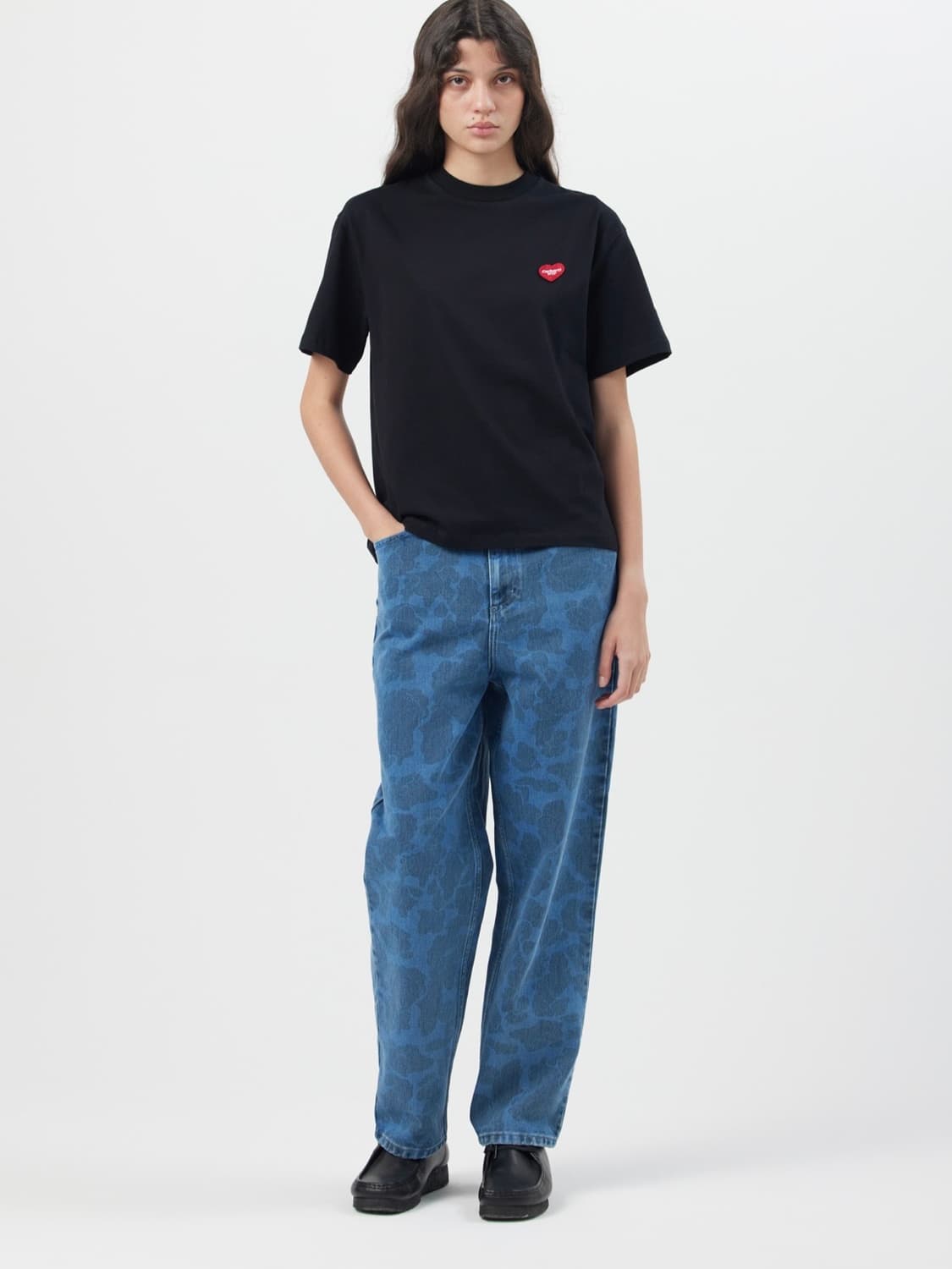 칼하트윕 우먼 덕 오렐 팬츠 매이트랜드 블루 블리차드 상품이미지3