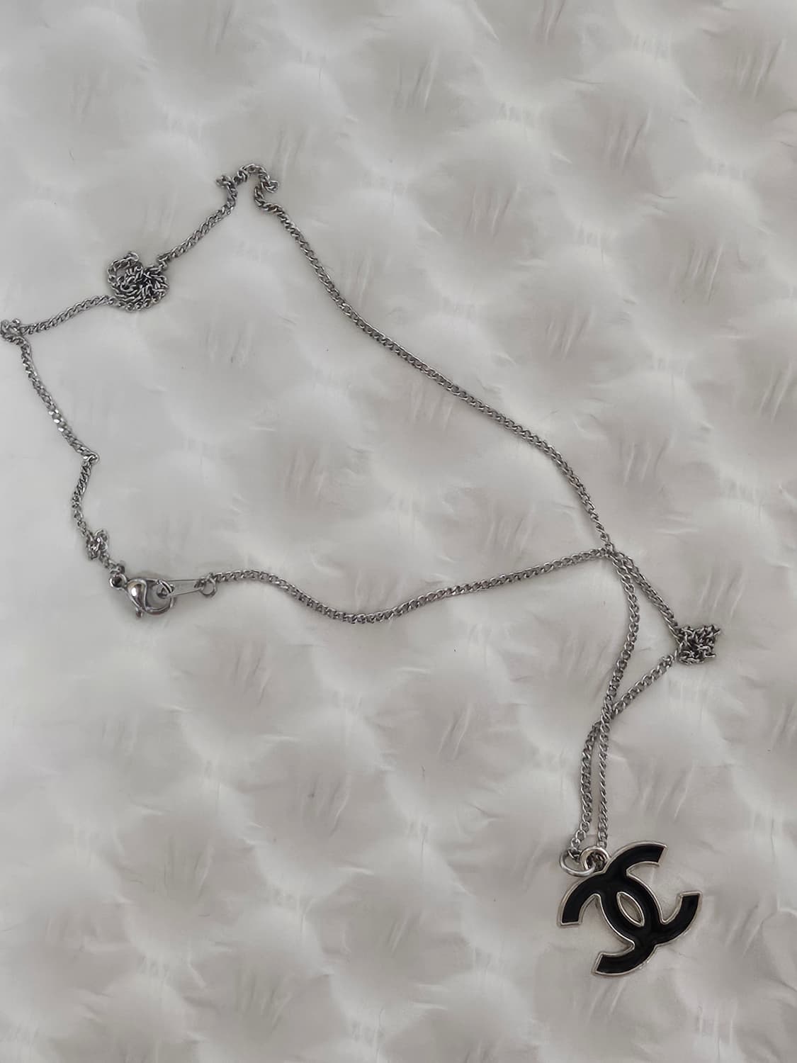 925실버 샤넬 정품 빈티지 업사이클링 목걸이 상품이미지2