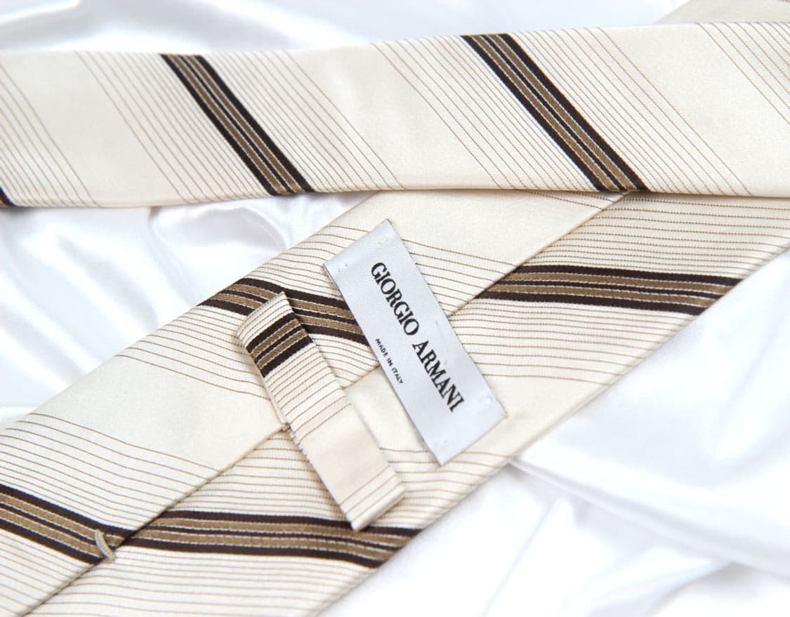 알마니 9.3cm A등급 남자 명품 넥타이 armani 상품이미지3