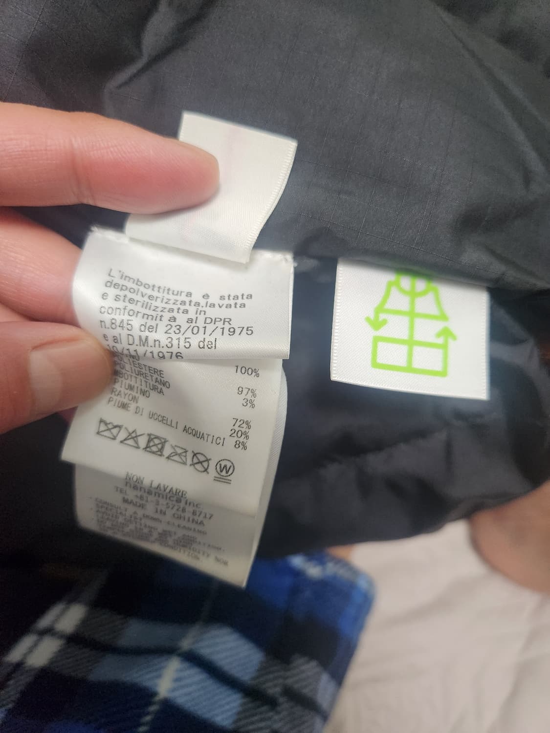 나나미카 25FW 블랙 고어텍스 후드 다운 자켓 상품이미지5