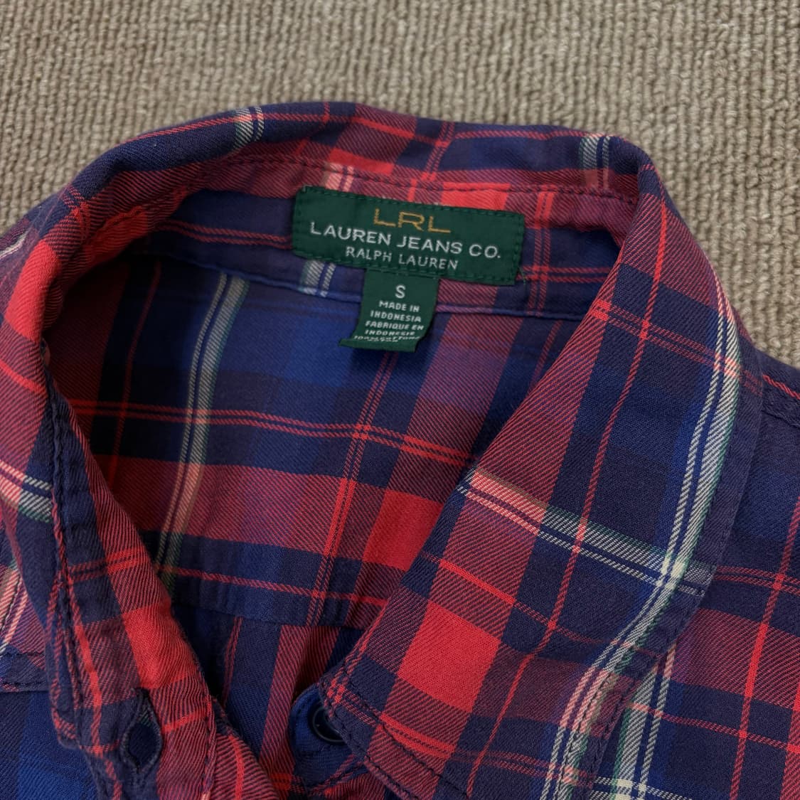 polo 랄프로렌 우먼스 롤업체크셔츠  상품이미지2