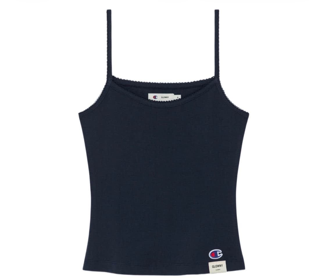 챔피온 X 글로니 캐미솔 나시 탑 Navy 상품이미지1