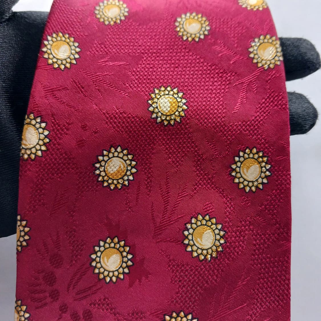 크리스챤 디올 실크 플라워 자카드 넥타이 9.5cm A+등급 A18049 상품이미지6
