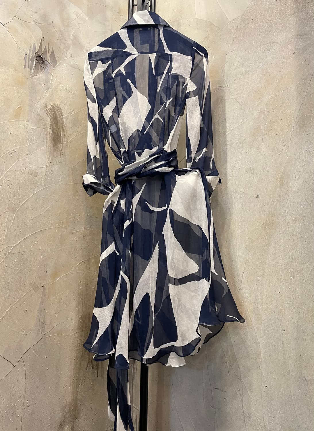 DVF 시스루 랩 원피스 44~55 상품이미지2