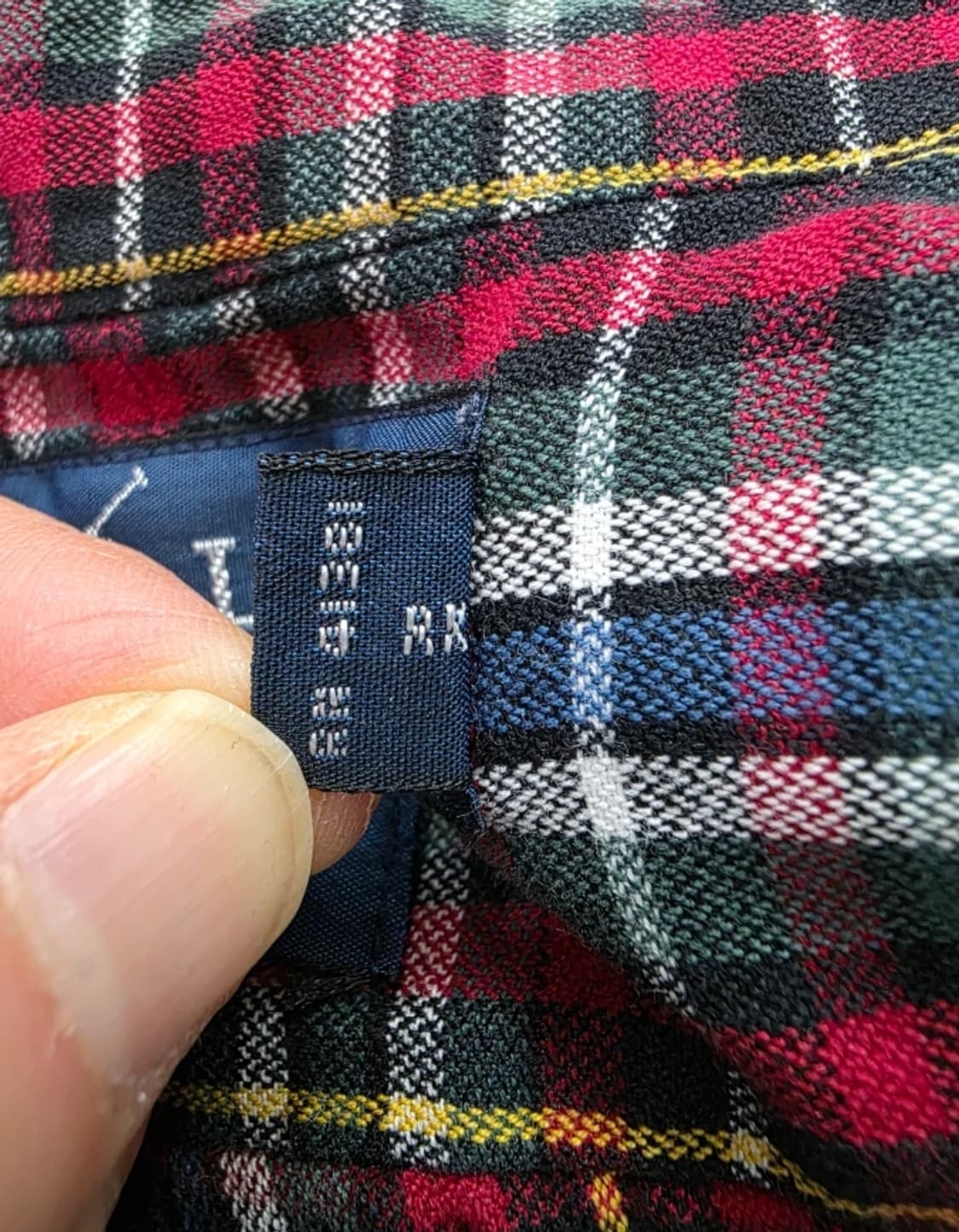 폴로 랄프로렌 체크 셔츠 남방 110 상품이미지7