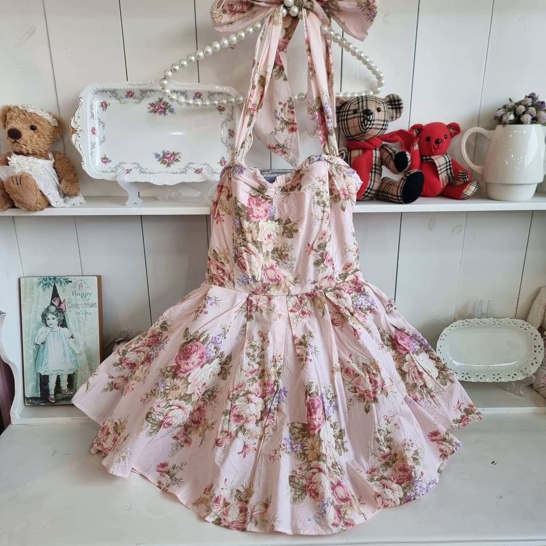 리즈리사 홀터넥 원피스 상품이미지1