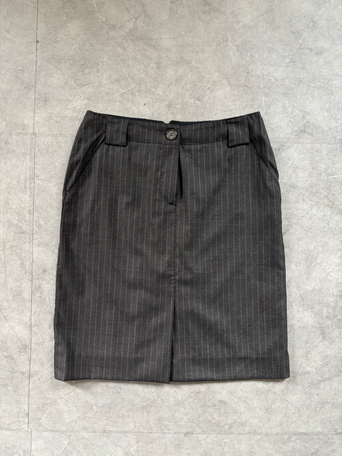 Moschino 모스키노 07FW 차콜 핀스트라이프 셋업 상품이미지8