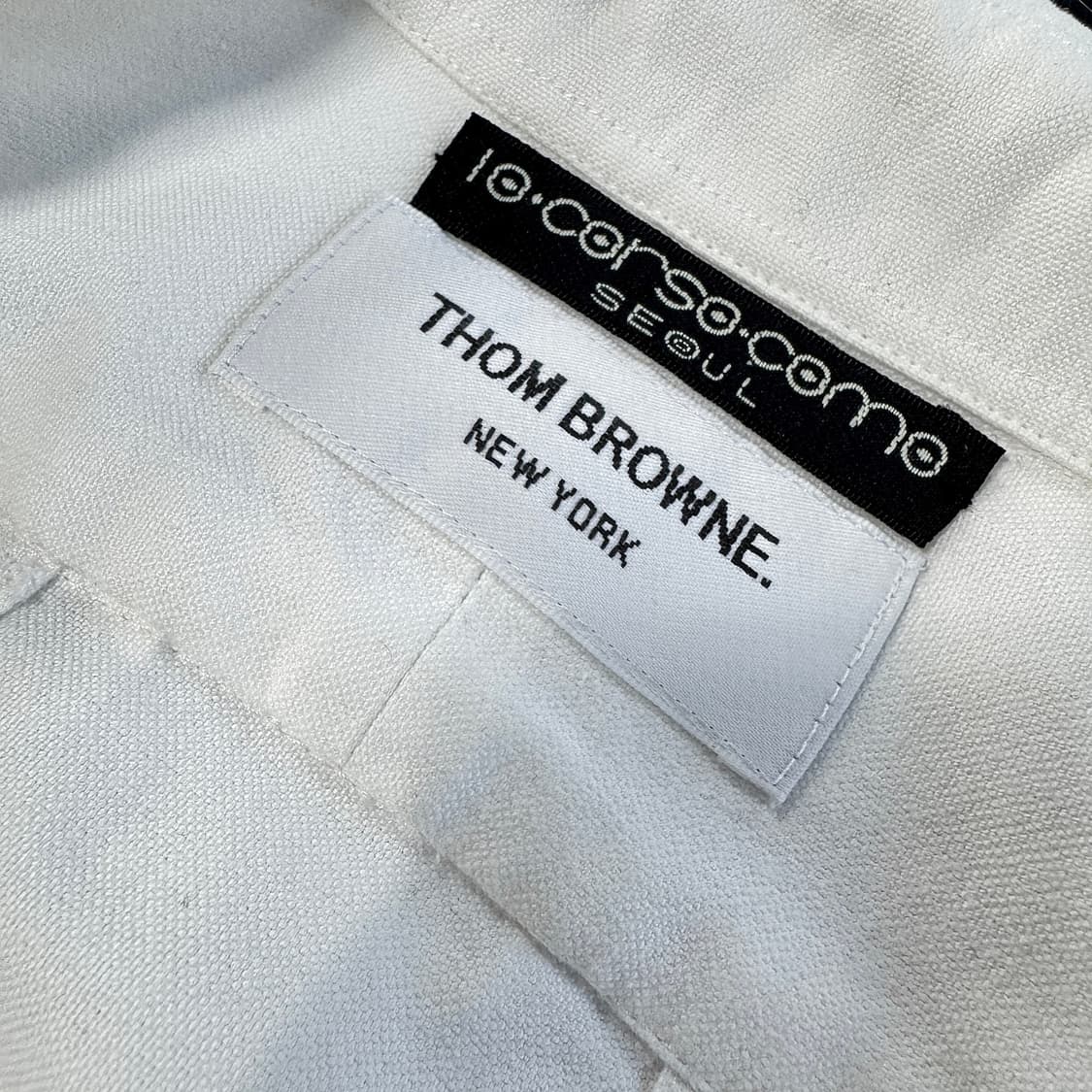 톰브라운 클래식 옥스포드 화이트 셔츠 상품이미지2