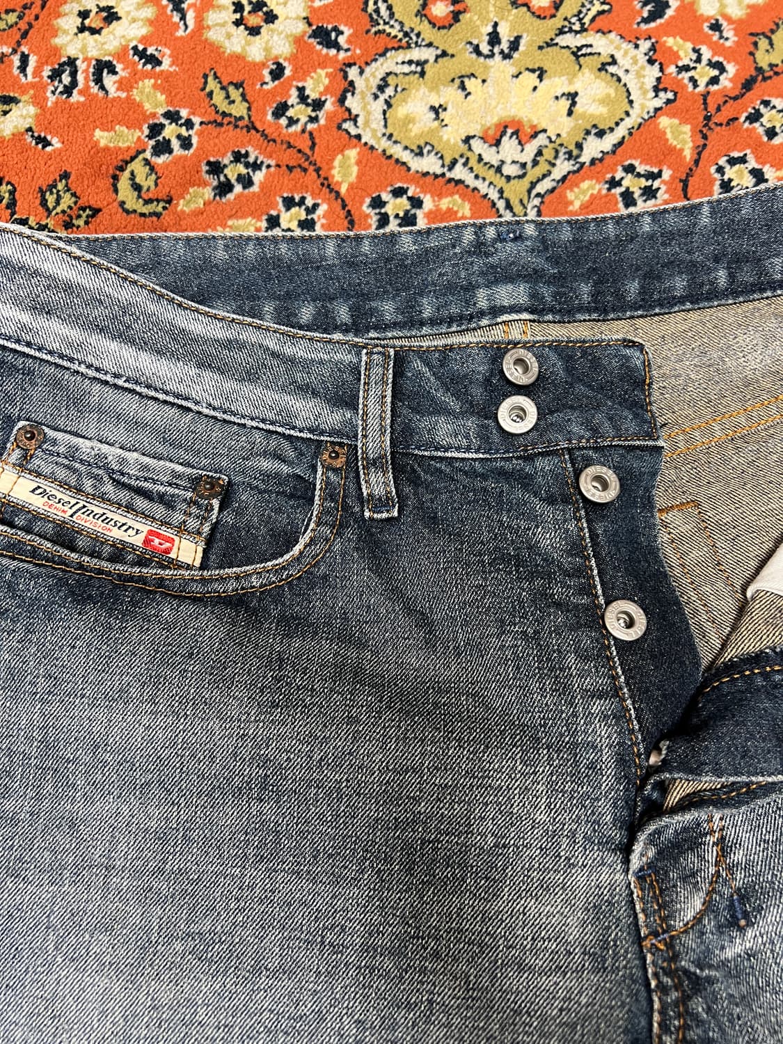 [32] Diesel 디젤 빈티지 중청 데님팬츠 상품이미지4