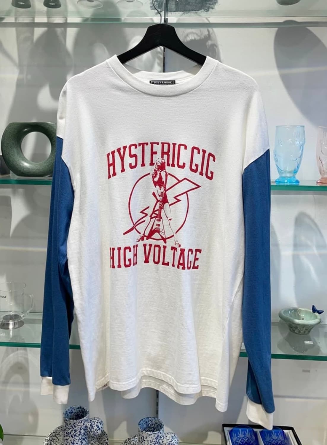 히스테릭 글래머 high voltage tee 상품이미지1