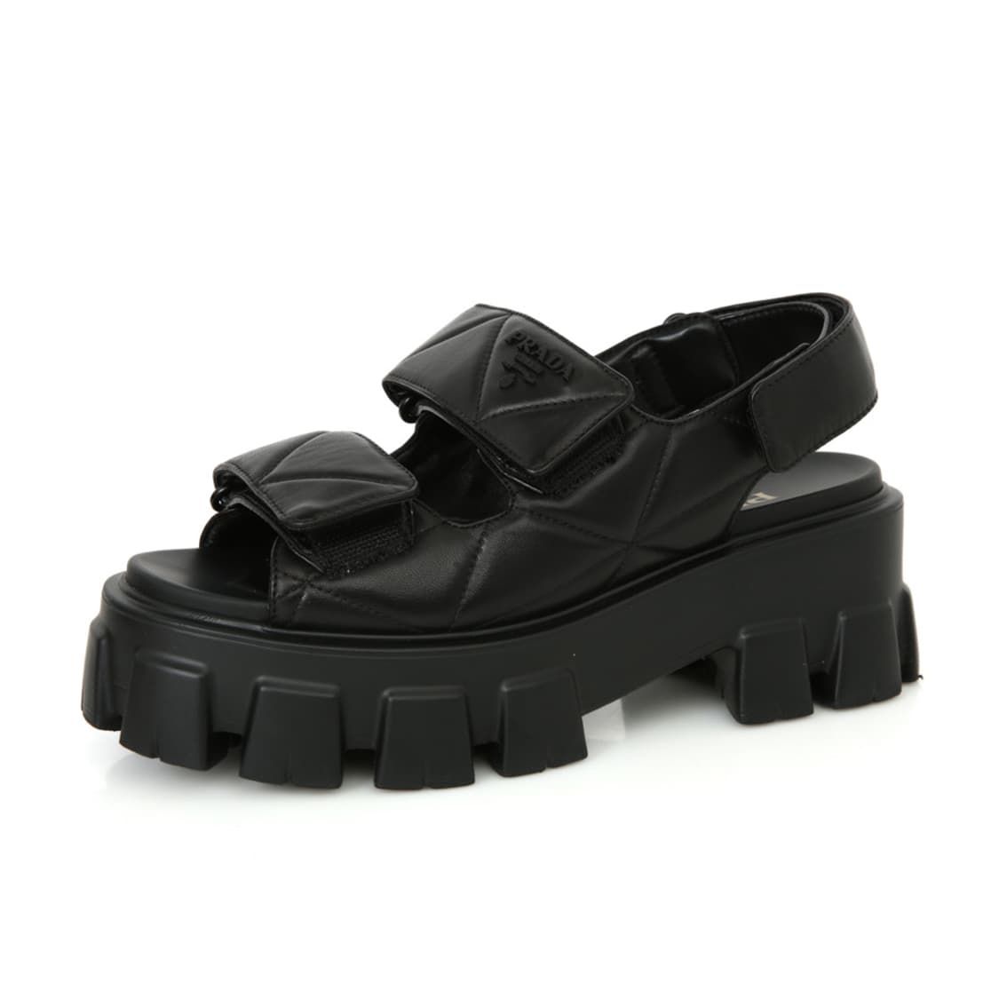 프라다 모노리스 나파 레더 샌들 플랫폼 벨크로 샌달 1X439N 상품이미지5