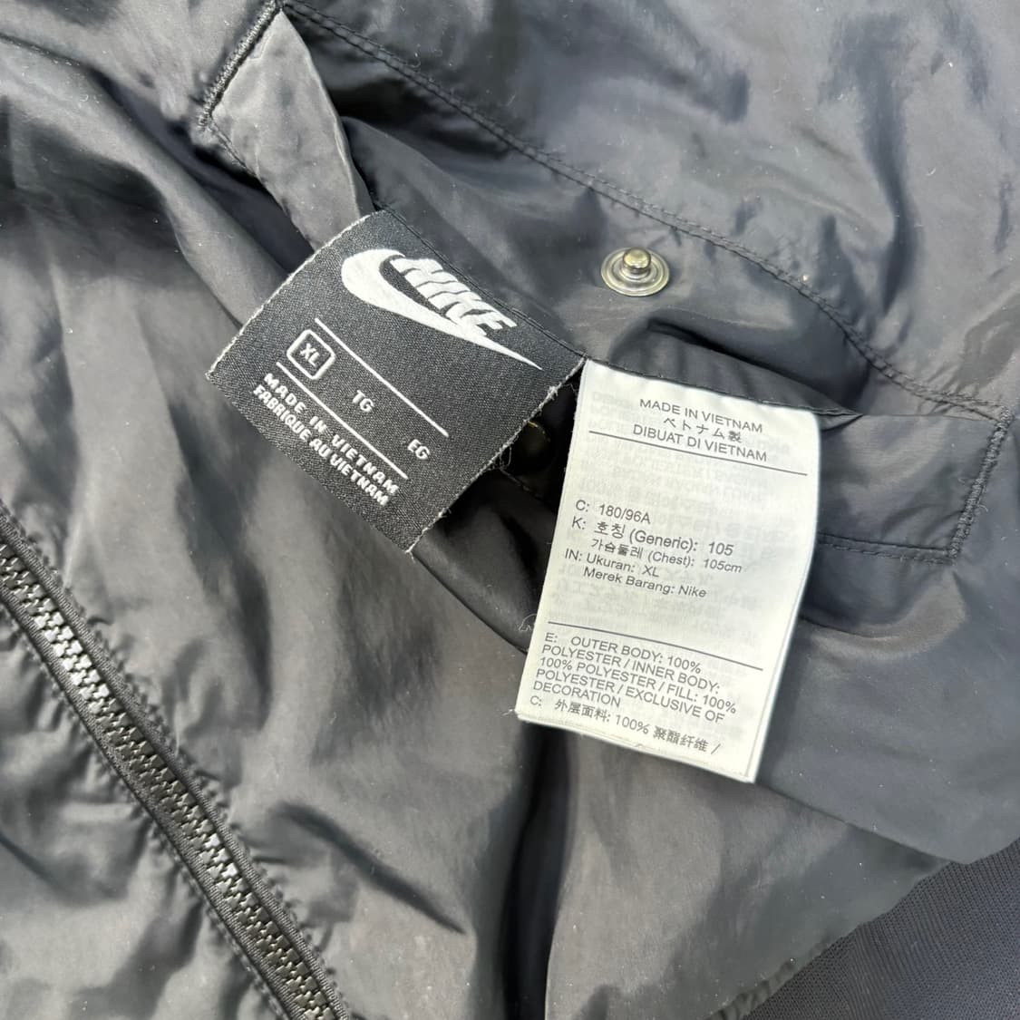 XL 나이키 리버시블 후드 바람막이 자켓 0423J 상품이미지8