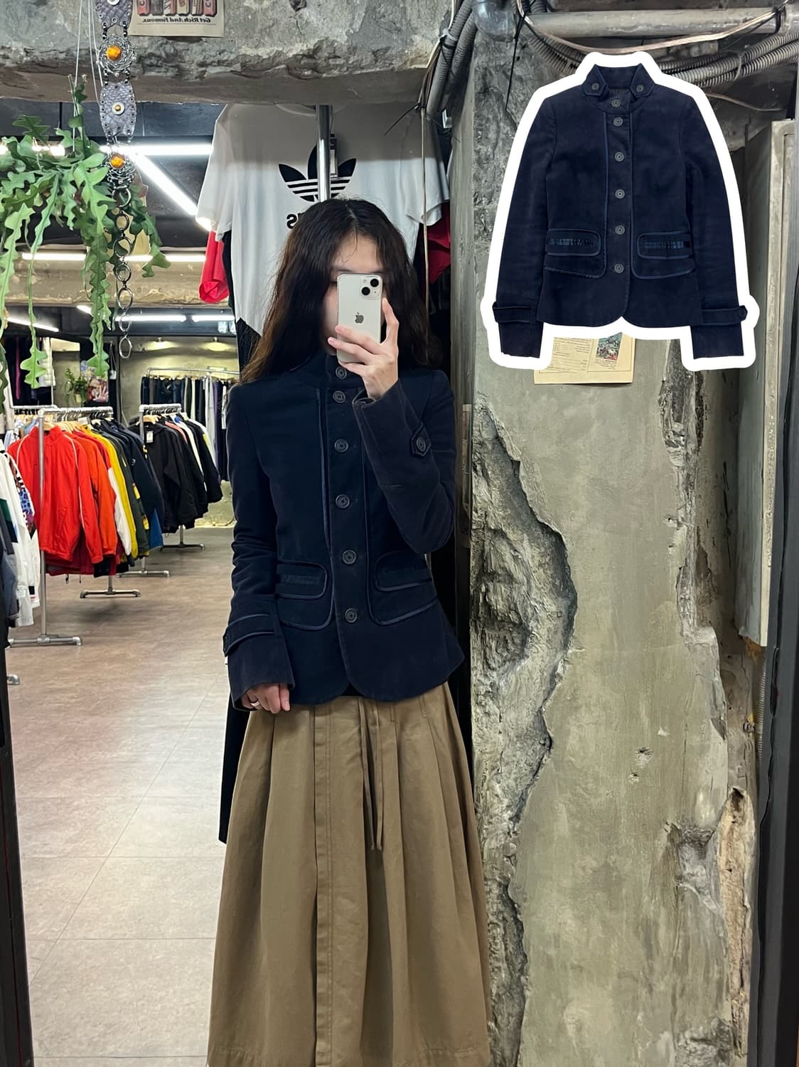 엠포리오아르마니 자켓 네이비 38 #csz1957 상품이미지1