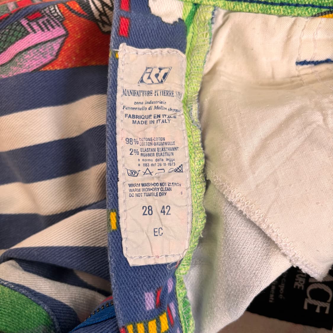 90s 아카이브 24 베르사체 정품 데님 청바지 VJC 빈티지 상품이미지7