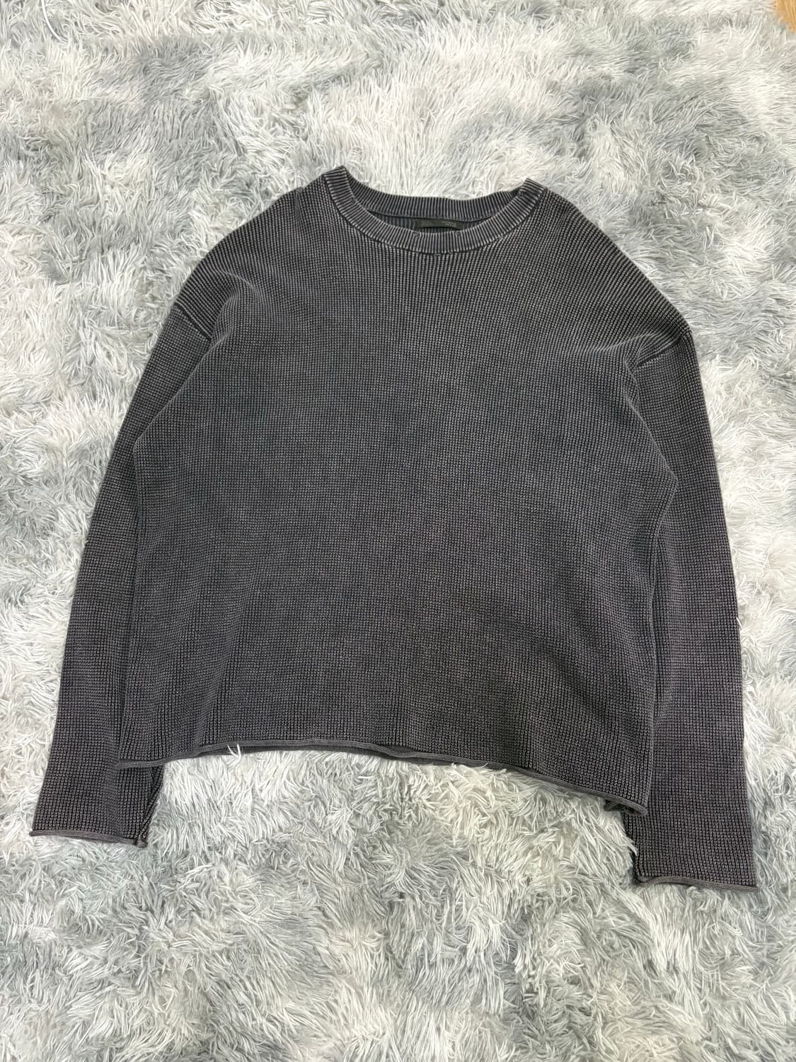 컷팅 와플 써멀 크루넥 상품이미지4