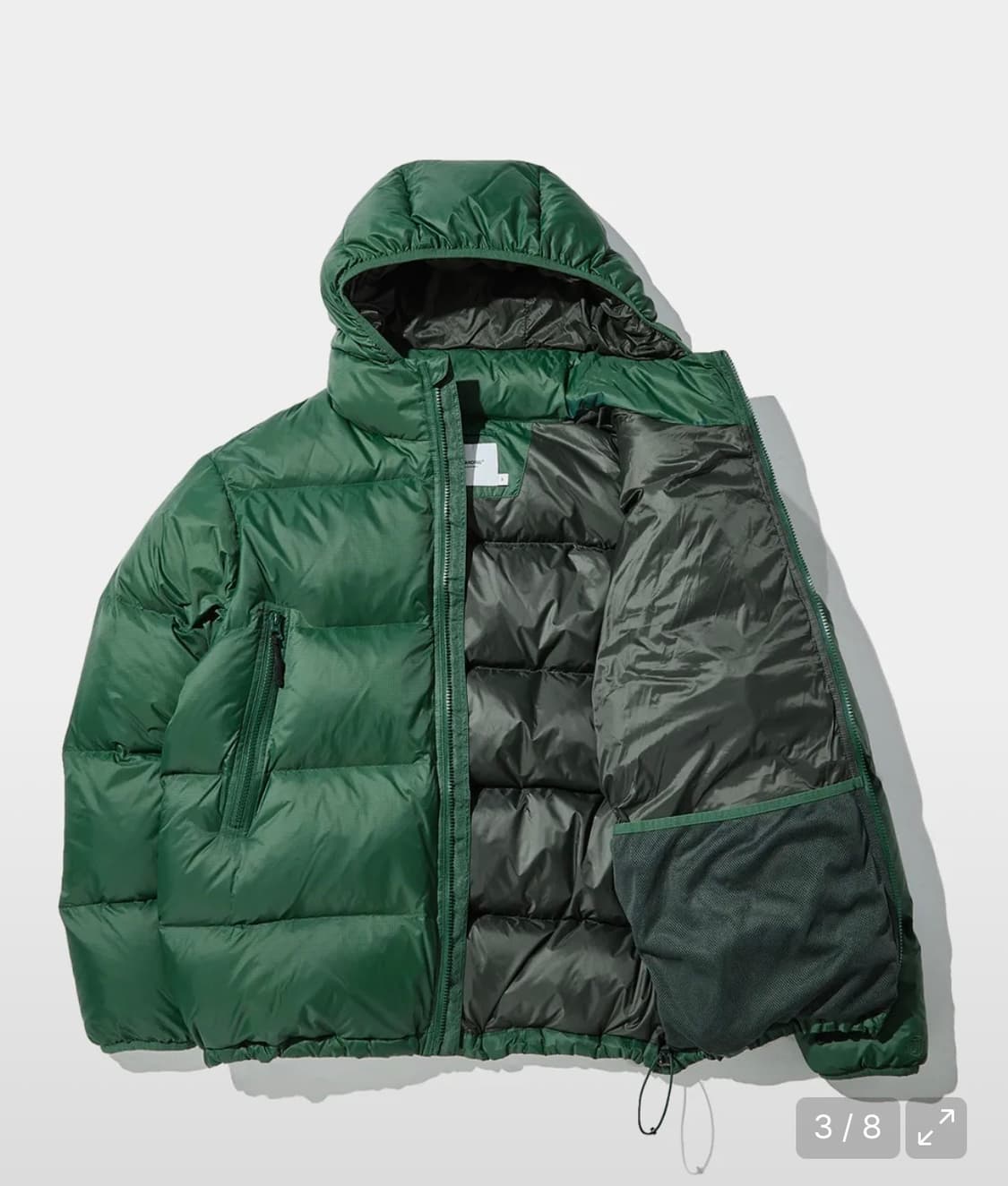 아웃스탠딩 마운틴 다운 파카 그린 상품이미지3