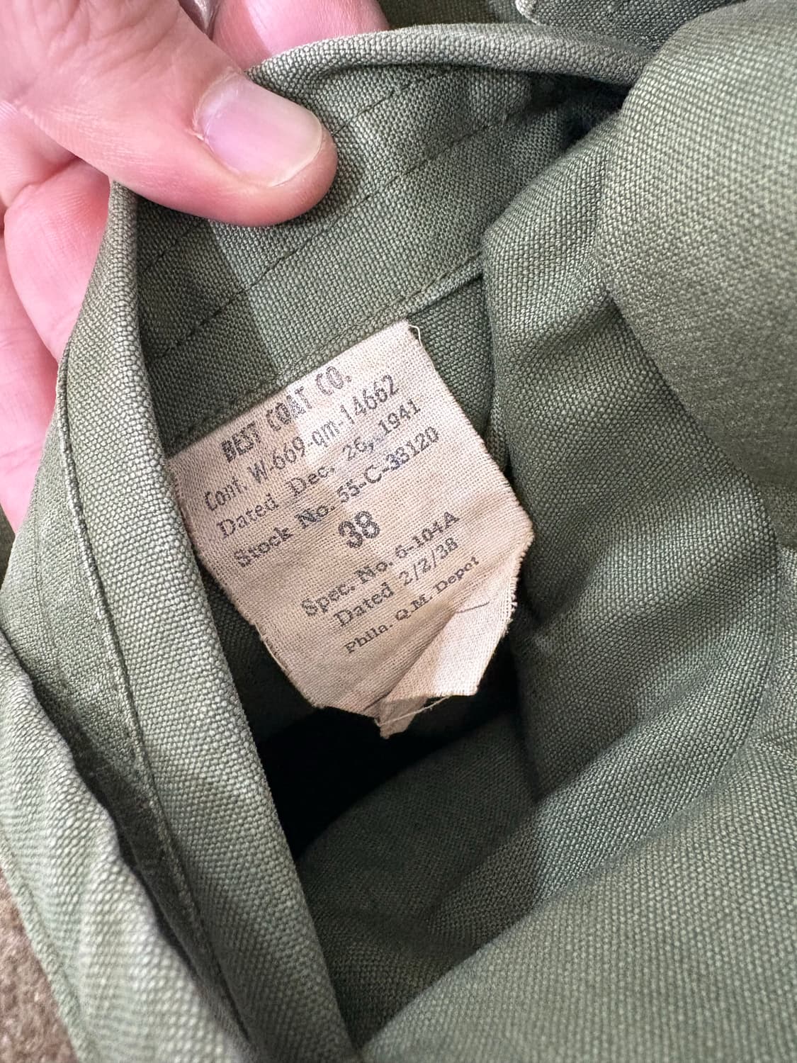 Rare!!! 40‘s US Army M1938 Jeep Coat. 상품이미지5