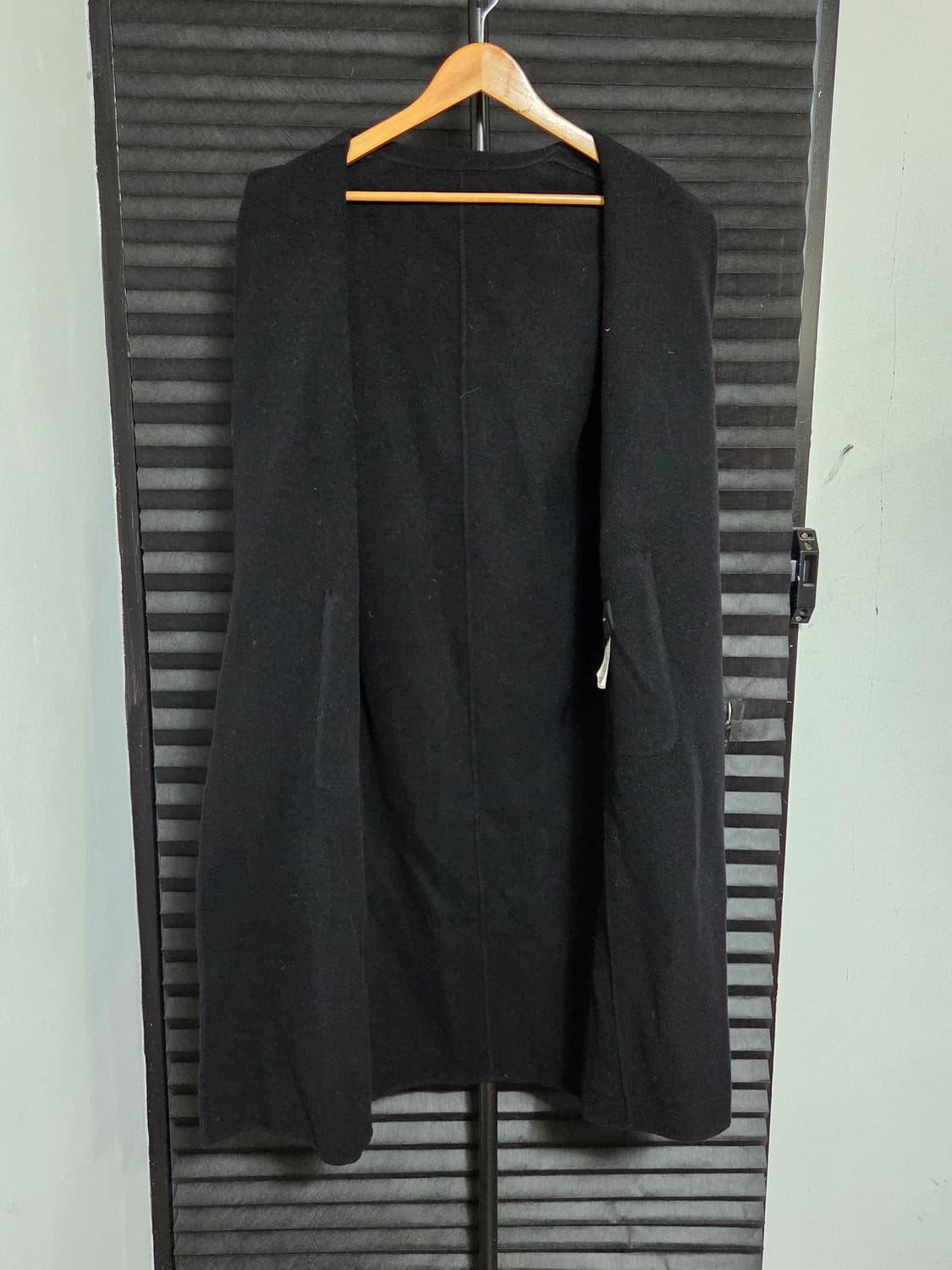 (정품) [비이커] 울 캐시미어 미니멀 핸드메이드 롱 코트 | 00096 상품이미지5