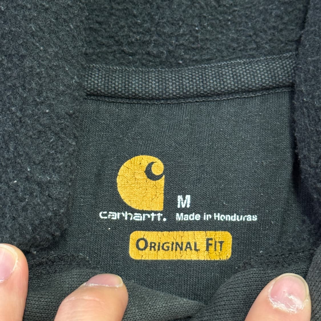 칼하트 사이드라인 블랙 후드 M 상품이미지5