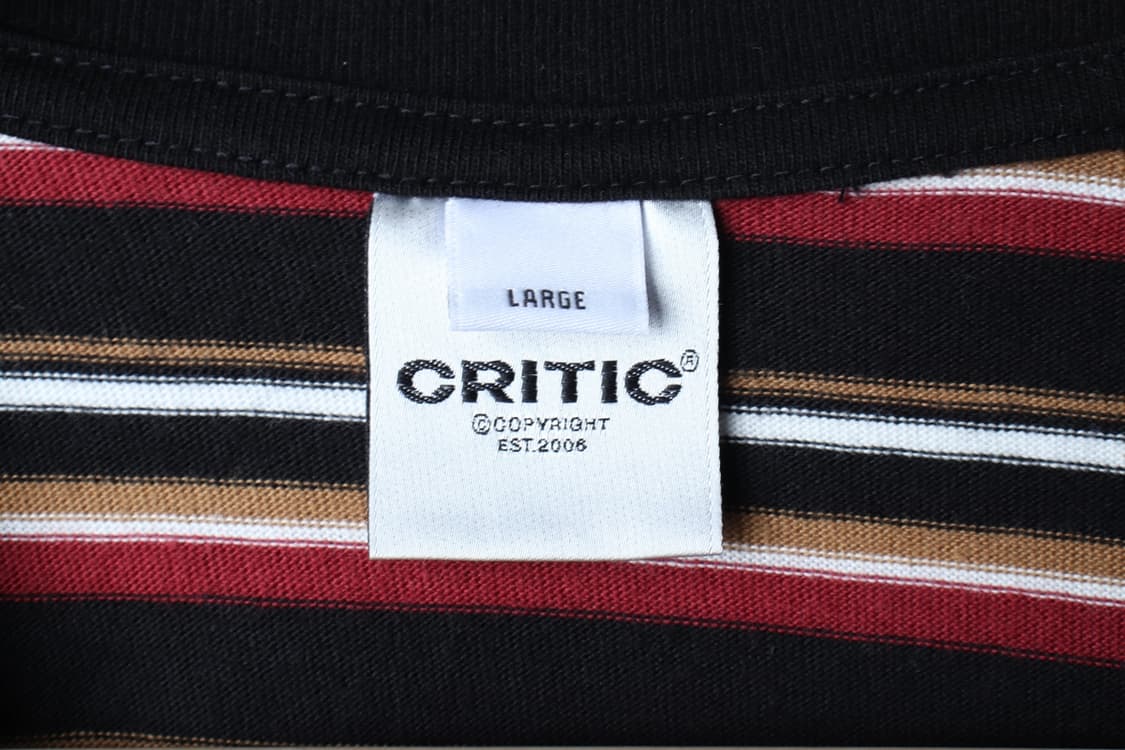 (L-XL) 크리틱 반팔 티셔츠 스트라이프 컬러믹스 올드스쿨-H32439 상품이미지6