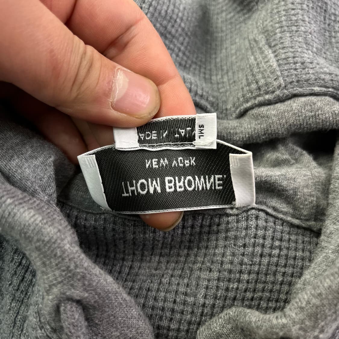 W 95 톰브라운 15f/w 와플 후드집업 상품이미지3