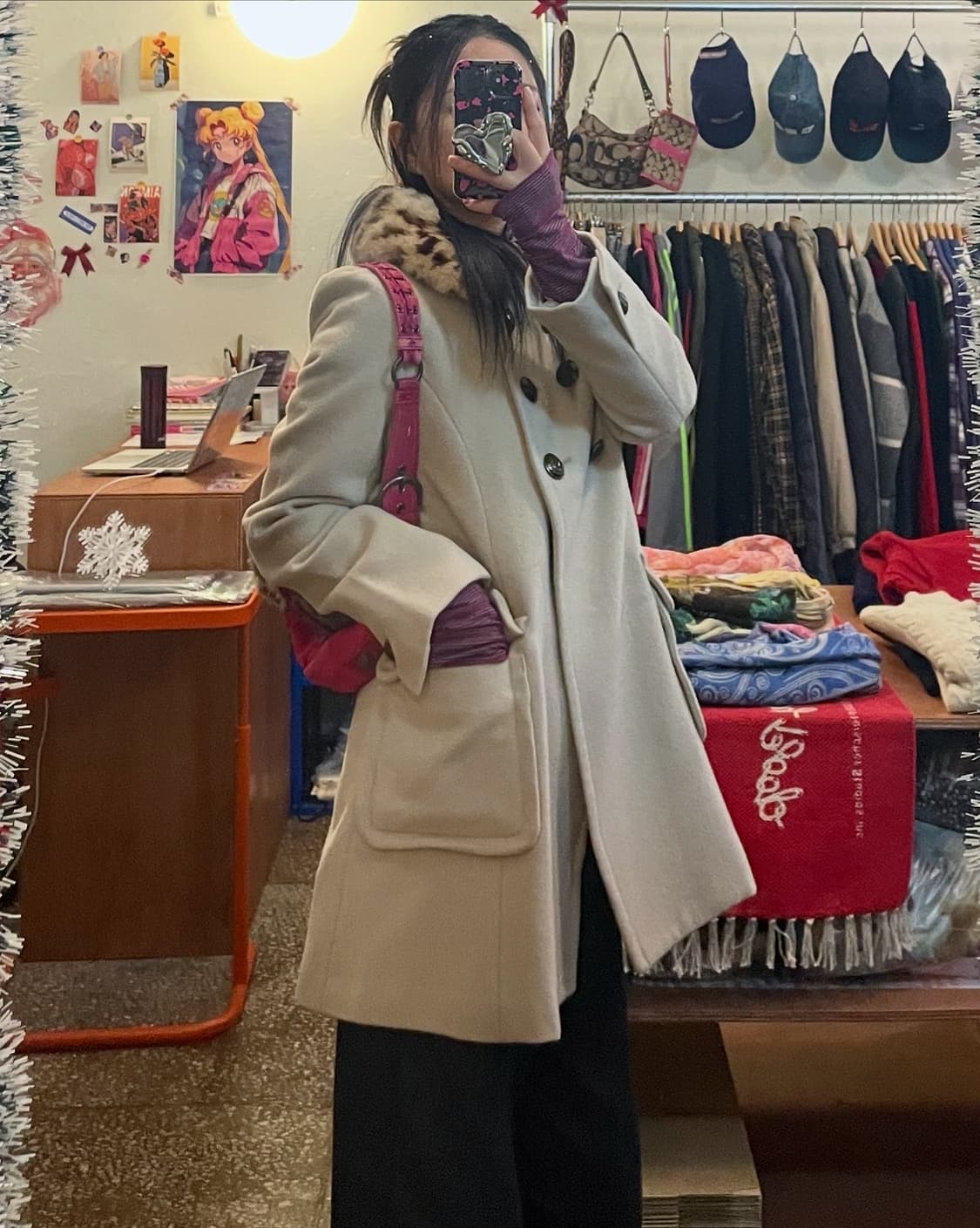 레빗퍼(탈부착) 울 코트 [무배]  상품이미지3