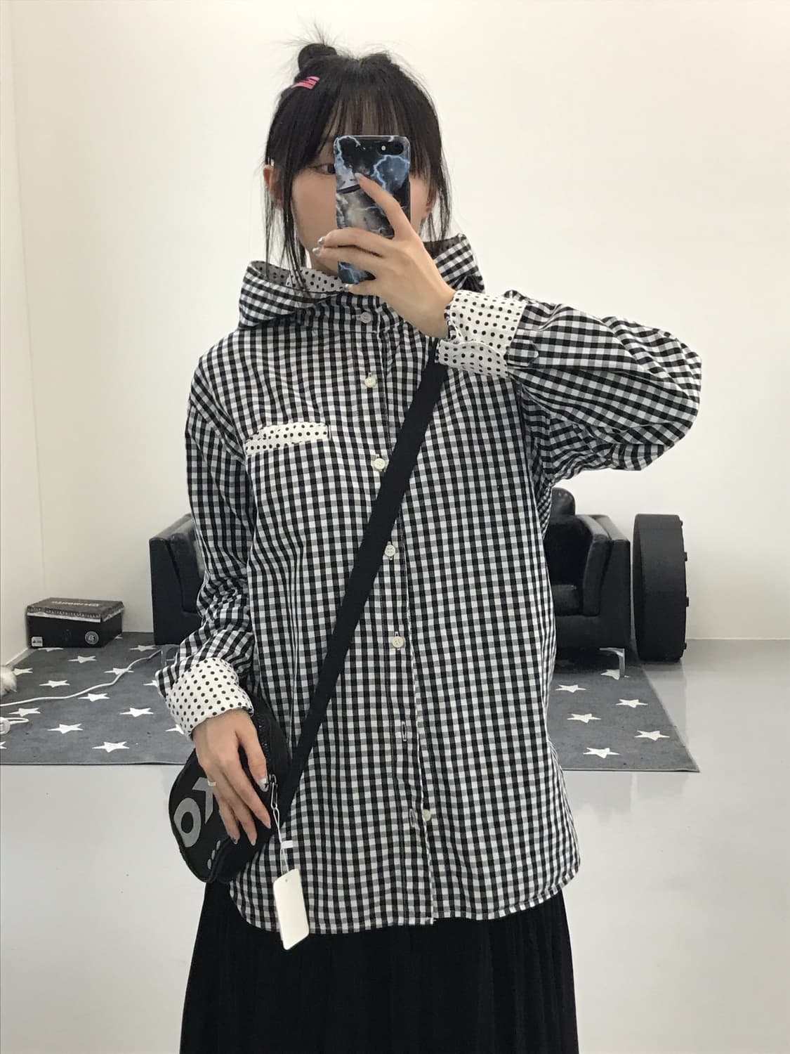 Jpn Checked & Dotted Shirts 상품이미지2