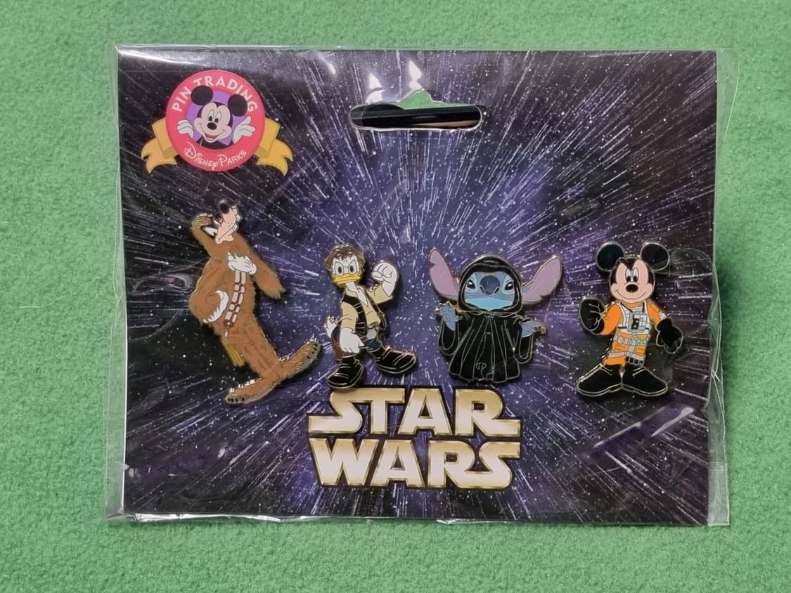 홍콩 디즈니 스타워즈 미키 핀 세트 상품이미지1