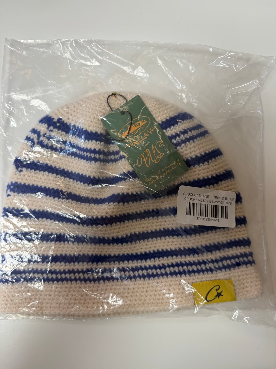코르테이즈 corteiz crochet 비니 화이트 블루 상품이미지2