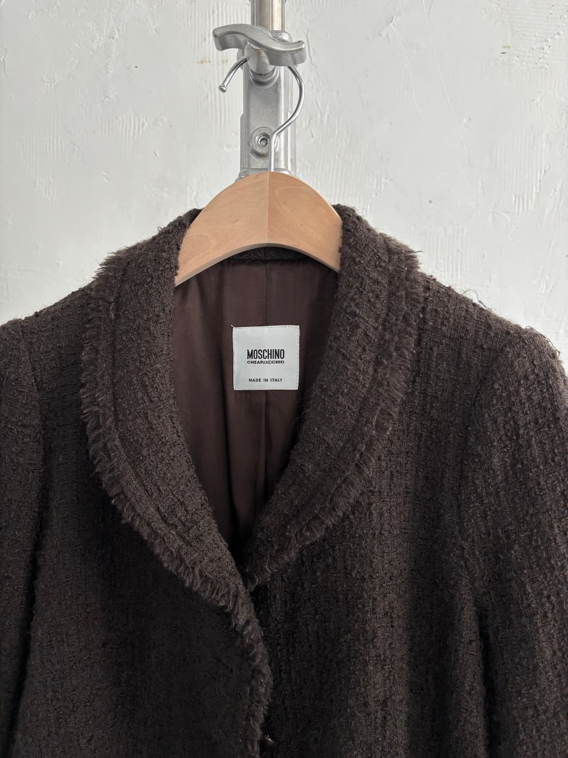 Moschino 모스키노 브라운 블레이져 트위드 자켓 상품이미지6