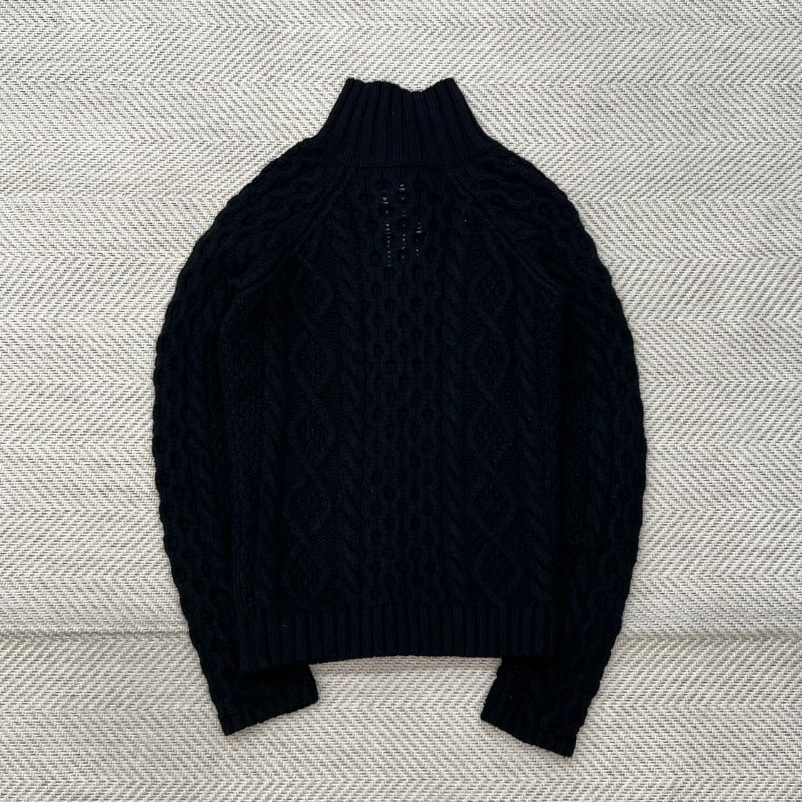 캘빈클라인 꽈배기 니트집업 r2330 상품이미지2