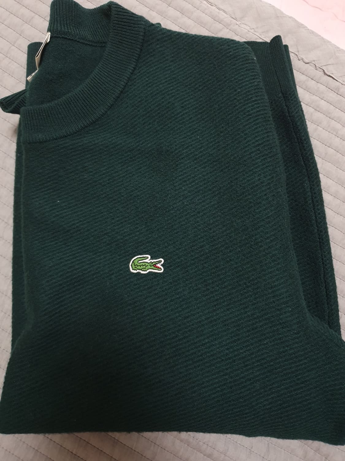 라코스테 딥그린 캐시미어 니트 (4사이즈) 상품이미지2