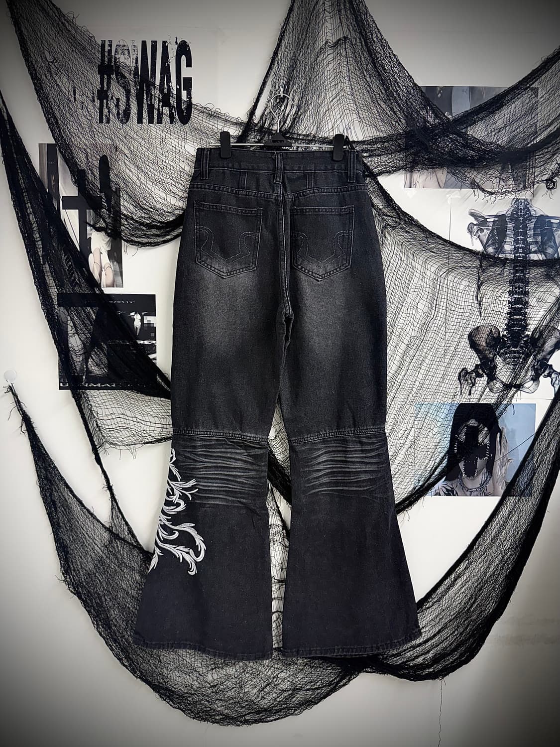 00s embriodery bootscut jeans 상품이미지4