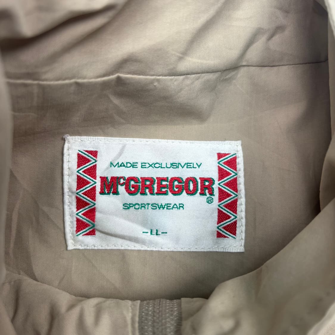 맥그리거 빈티지 베이지 블루종 자켓 2XL 상품이미지7