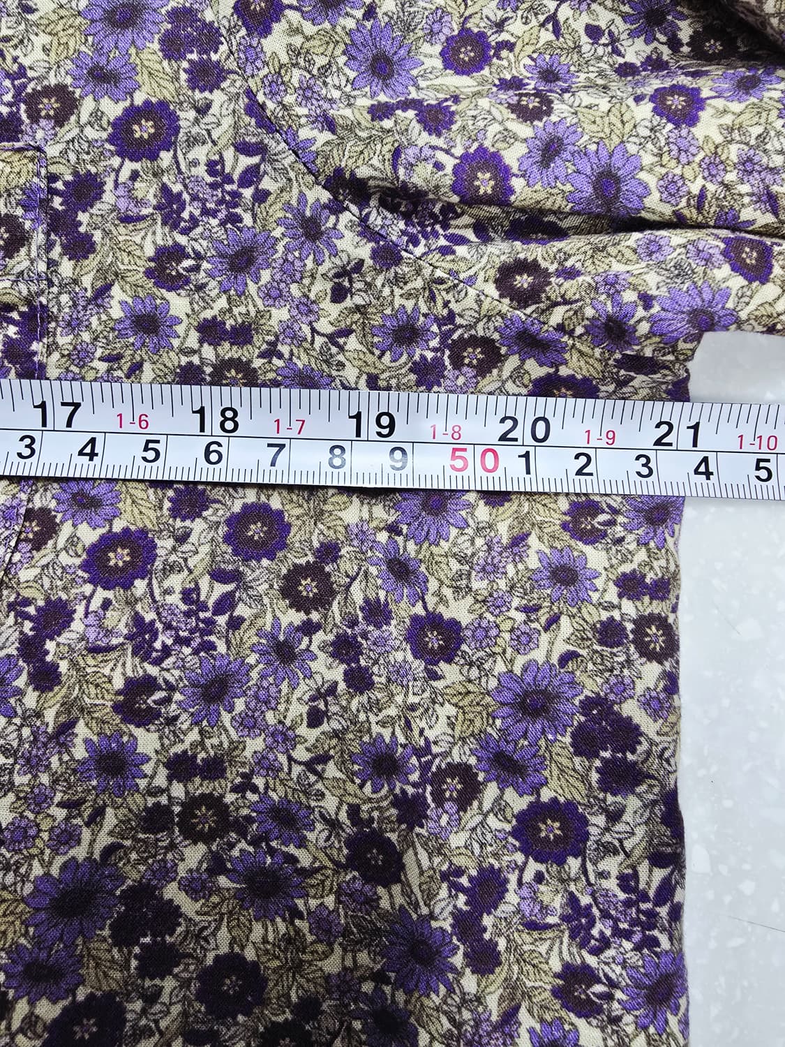 iann 플라워 패턴 긴팔셔츠 면100 상품이미지7