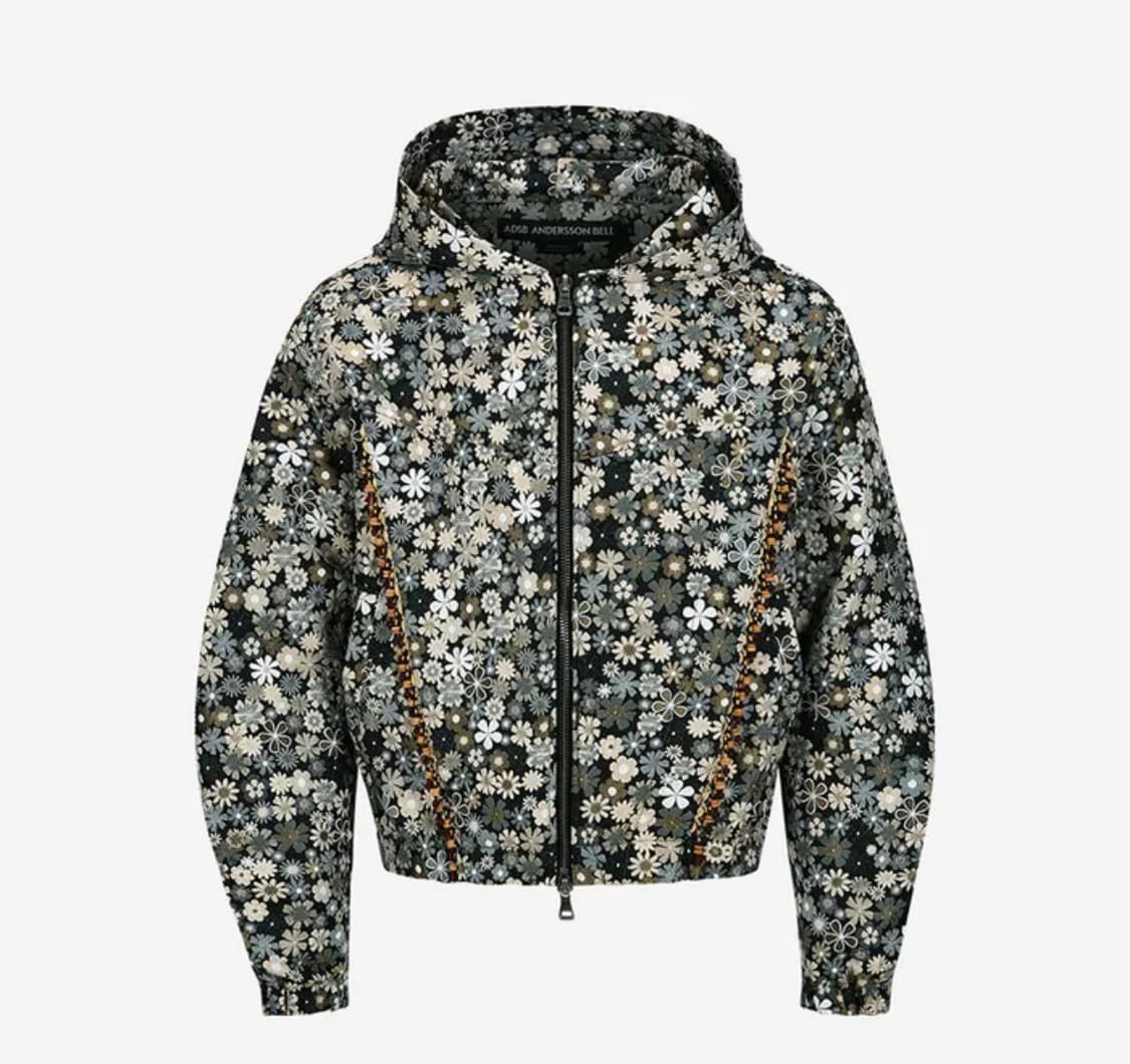 앤더슨벨 플라워 후드 집업 자켓 awa588m 상품이미지1