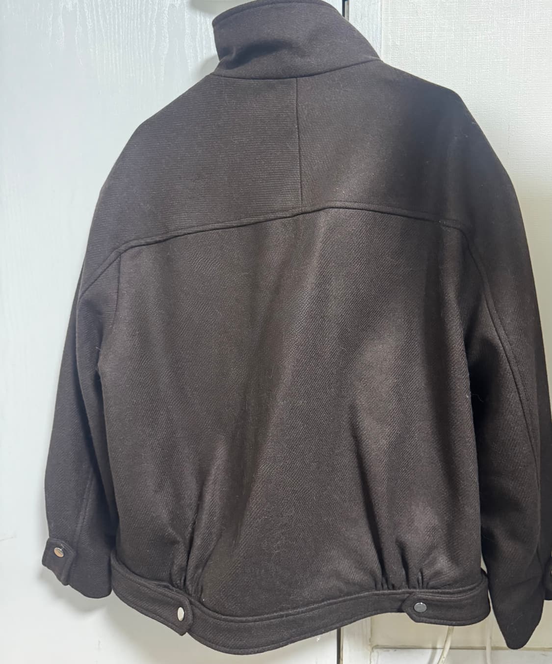 자라 하이넥 울 봄버자켓 상품이미지2