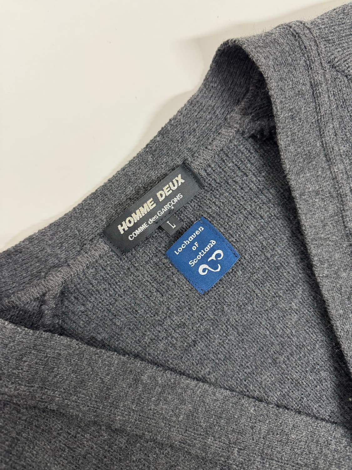 꼼데가르송 옴므 듀 가디건 L 상품이미지3