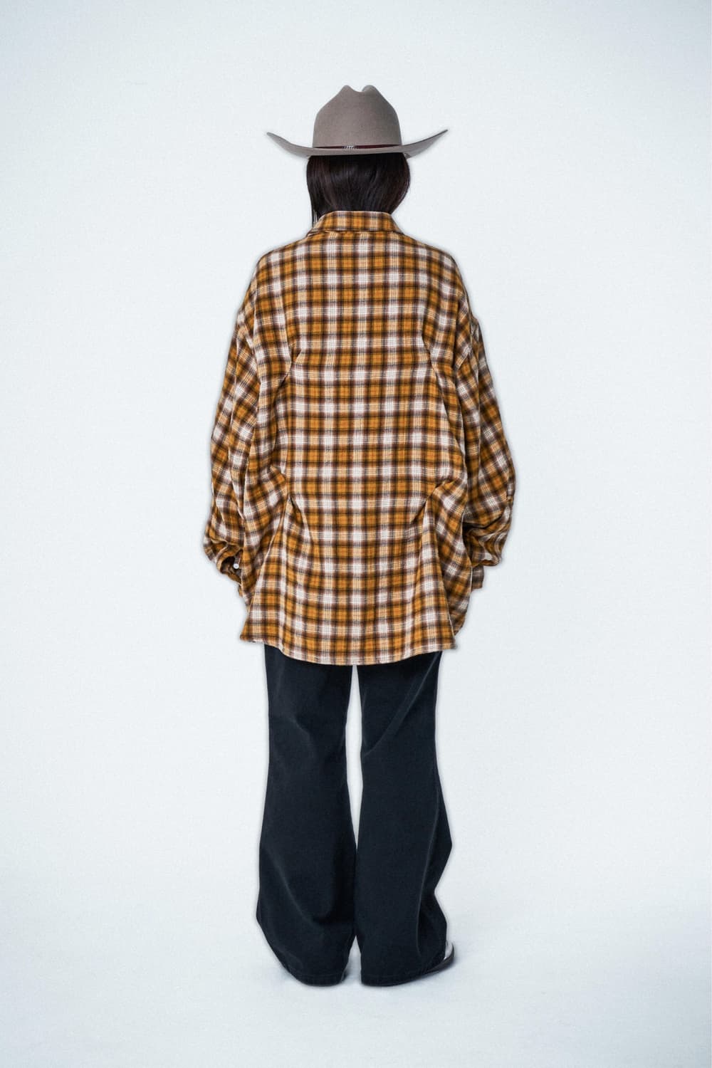 노쿨러스 CHECK BITE SHIRTS MUSTARD 체크 셔츠 2 상품이미지5