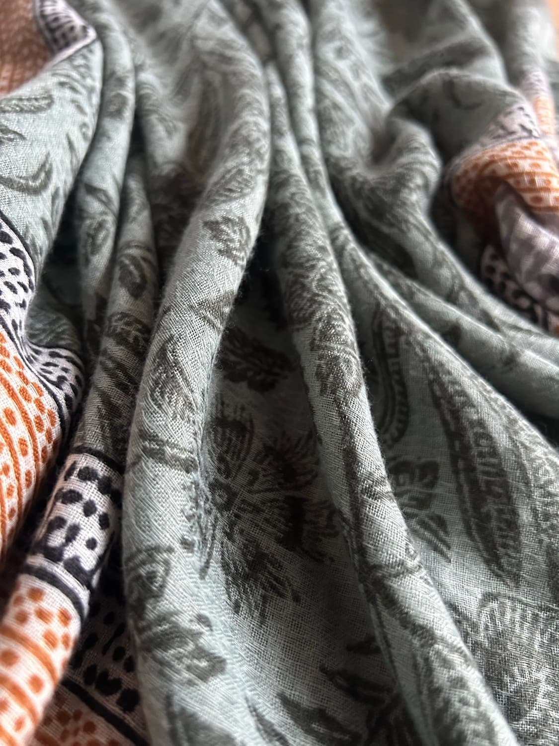 Vintage floral scarf 상품이미지4