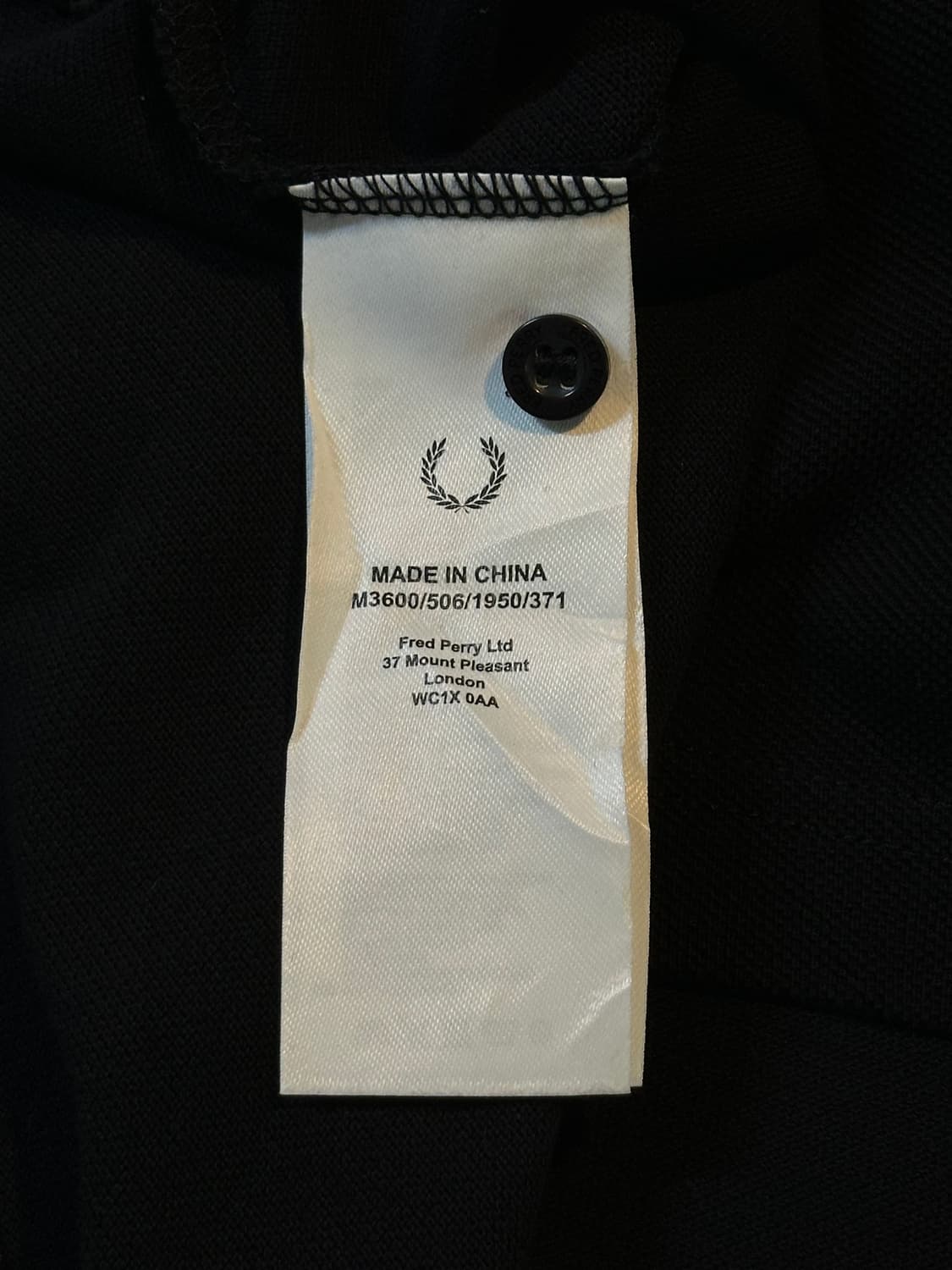 21FW 프레드페리 FREDPERRY 윙트리 PK셔츠 블랙 옐로우 상품이미지5