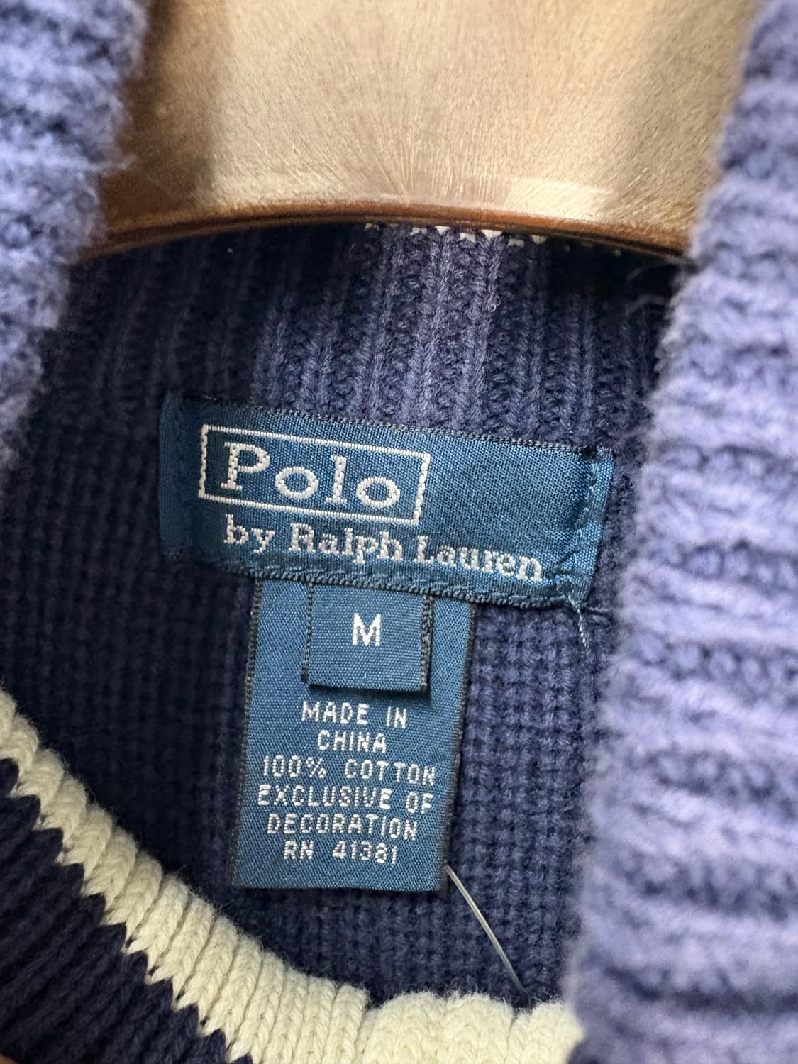폴로랄프로렌 램스울 니트집업자켓 A3320 상품이미지6