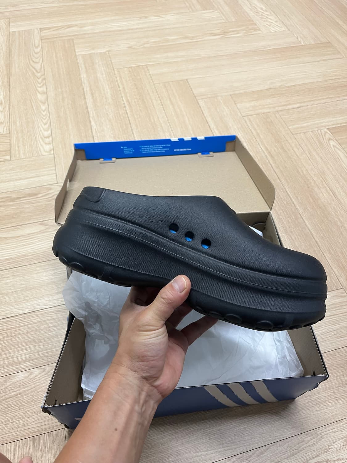 아디다스 아디폼 스탠스미스 뮬 코어 블랙 상품이미지4