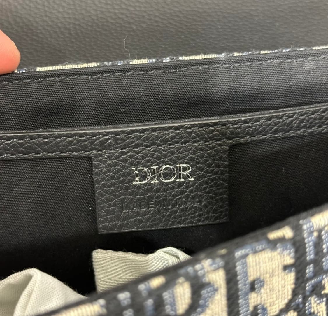 디올 오블리크 새들 플랩 메신저백 베이지 상품이미지2