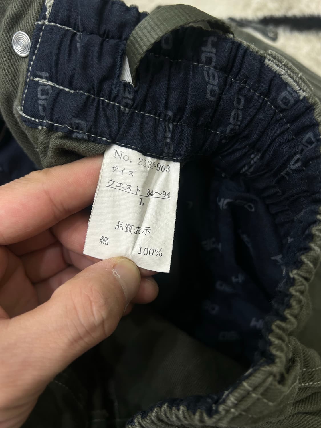 [L]재팬빈티지 Hobo 데님 7부 카고 팬츠/다크그린 상품이미지4