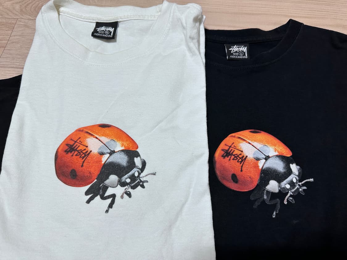 [L]스투시 레이디 버그 티셔츠 블랙 상품이미지4